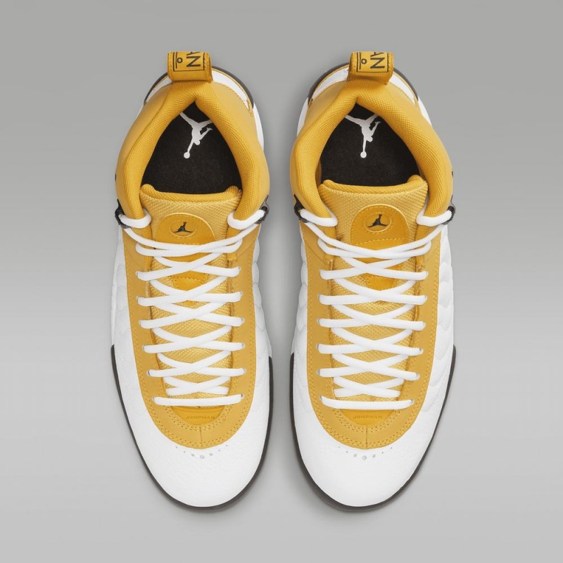 Nike Jordan Jumpman Pro Schoenen Heren Wit Geel Zwart Nederland | 321067-LRZ