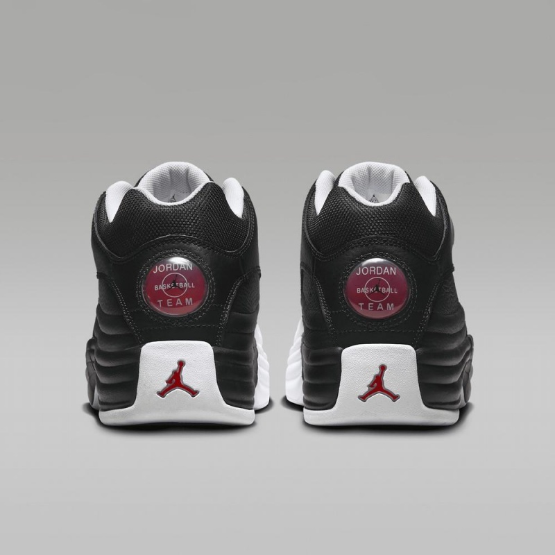 Nike Jordan Jumpman Team 1 Schoenen Heren Zwart Wit Rood Nederland | 403567-SXN