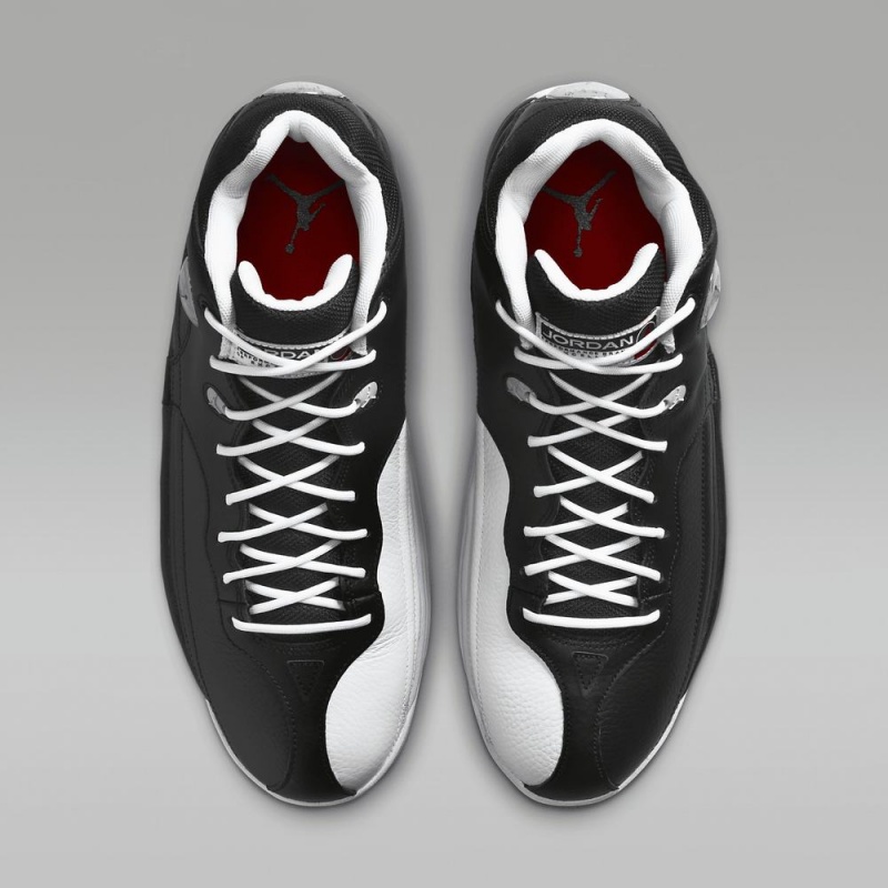Nike Jordan Jumpman Team 1 Schoenen Heren Zwart Wit Rood Nederland | 403567-SXN