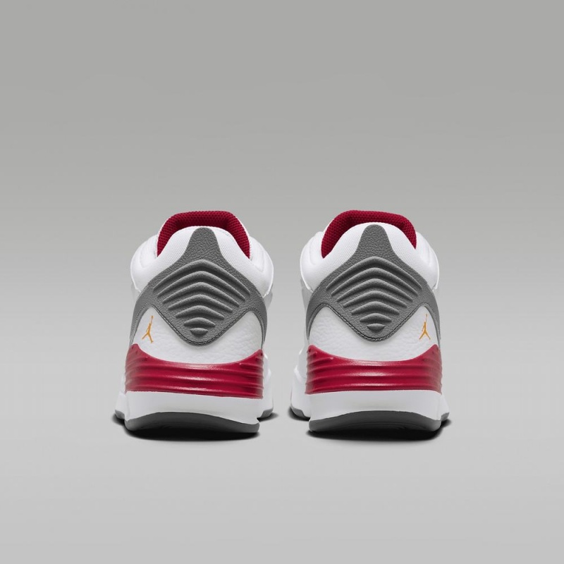 Nike Jordan Max Aura 5 Schoenen Heren Wit Rood Diepgrijs Oranje Nederland | 912653-YJC