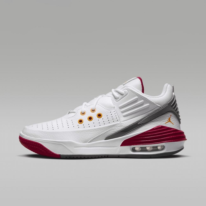 Nike Jordan Max Aura 5 Schoenen Heren Wit Rood Diepgrijs Oranje Nederland | 912653-YJC