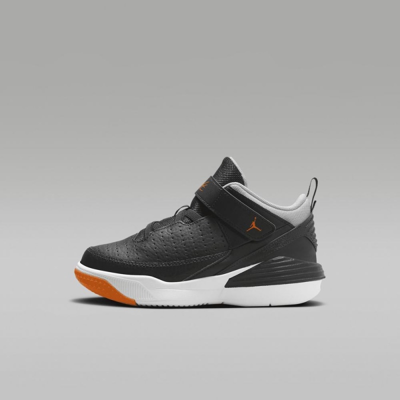 Nike Jordan Max Aura 5 Schoenen Kinderen Zwart Grijs Wit Oranje Nederland | 293547-XLH