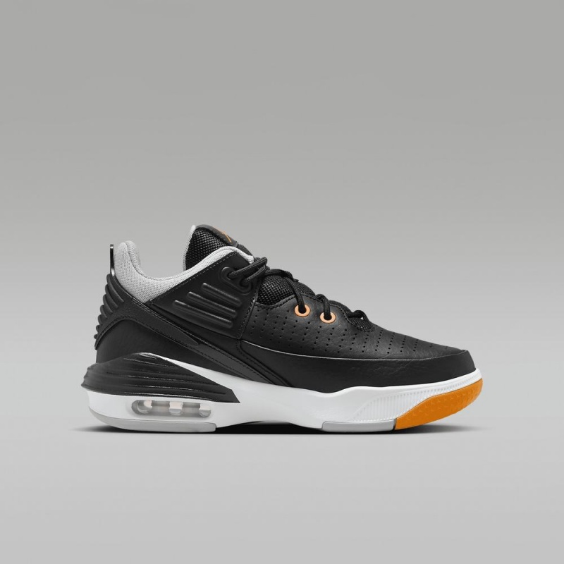 Nike Jordan Max Aura 5 Schoenen Kinderen Zwart Wit Oranje Nederland | 456018-CXR