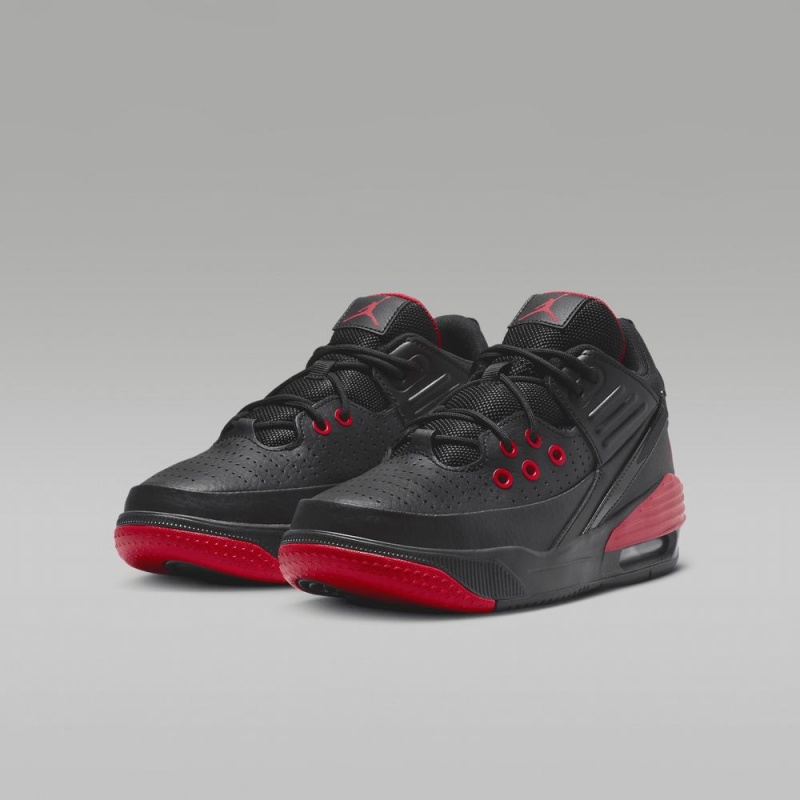 Nike Jordan Max Aura 5 Schoenen Kinderen Zwart Rood Nederland | 786195-ZCM