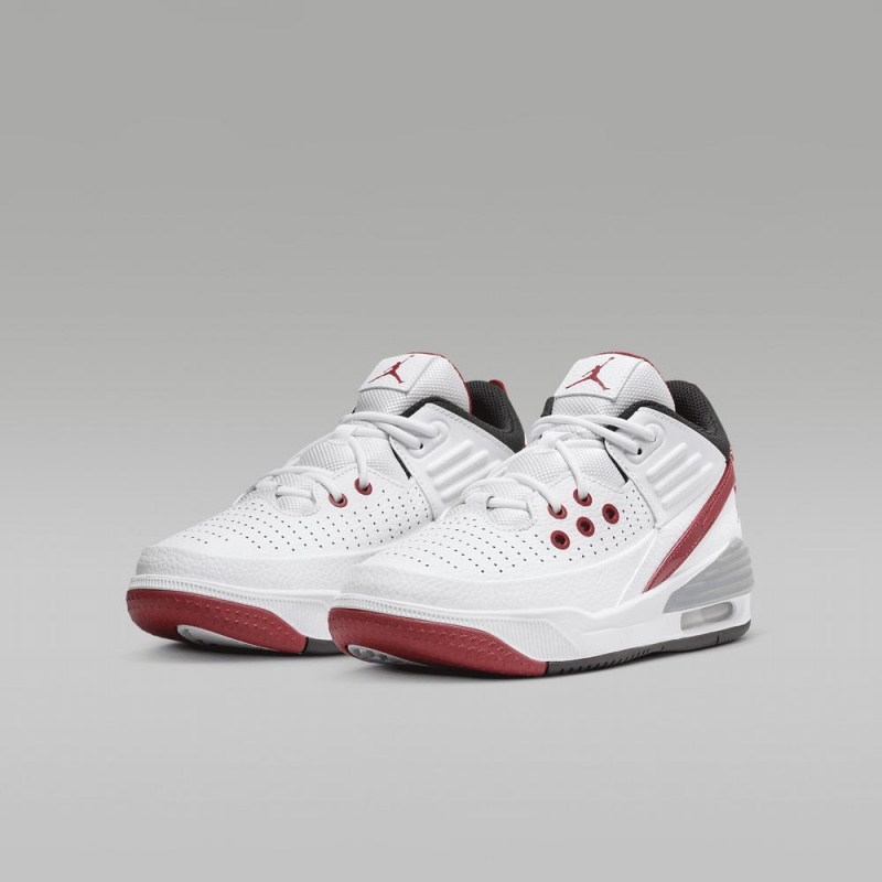 Nike Jordan Max Aura 5 Schoenen Kinderen Wit Rood Nederland | 640385-YQK
