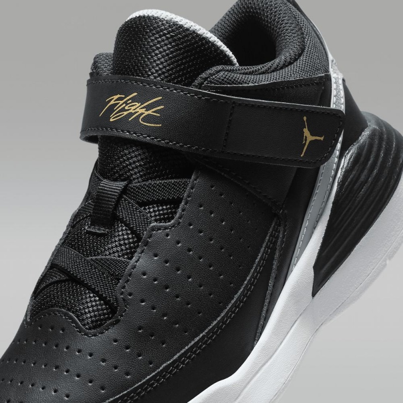Nike Jordan Max Aura 5 Schoenen Kinderen Zwart Wit Nederland | 870213-QHN