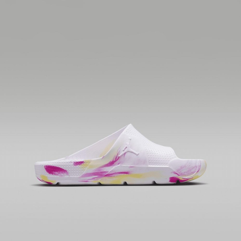 Nike Jordan Post Schoenen Kinderen Wit Fuchsie Lichtoranje Nederland | 320847-QWP