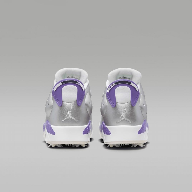 Nike Jordan Retro 6 G NRG Schoenen Heren Metal Zilver Paars Nederland | 369214-CHK