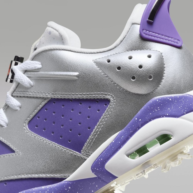 Nike Jordan Retro 6 G NRG Schoenen Heren Metal Zilver Paars Nederland | 369214-CHK