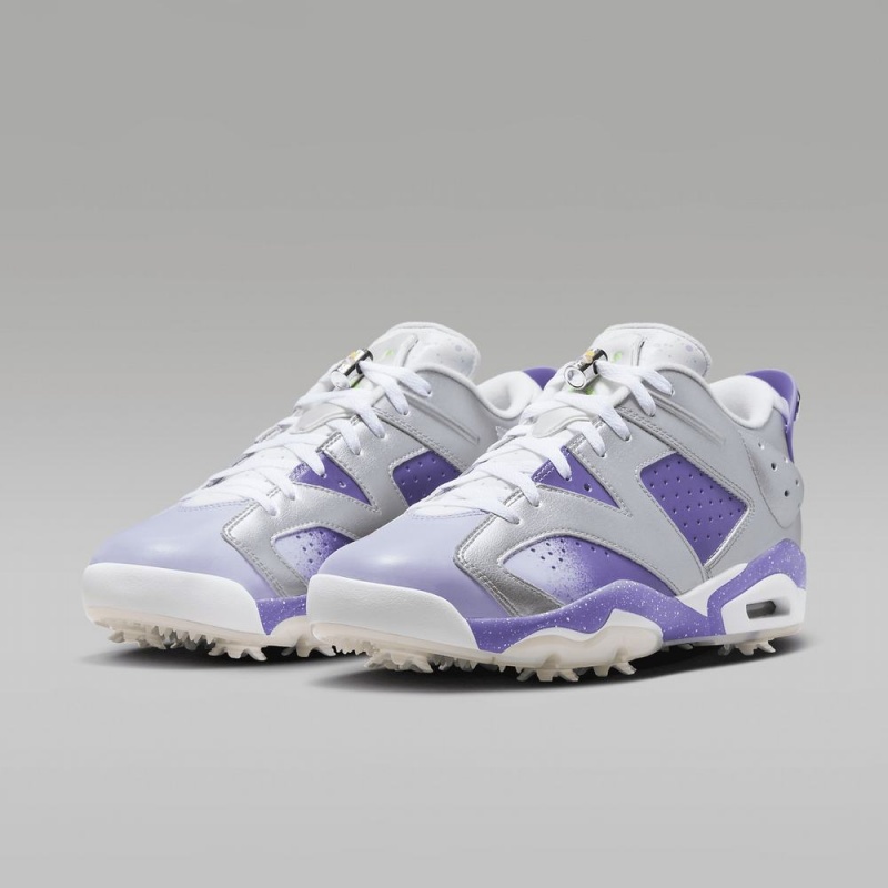 Nike Jordan Retro 6 G NRG Schoenen Heren Metal Zilver Paars Nederland | 369214-CHK