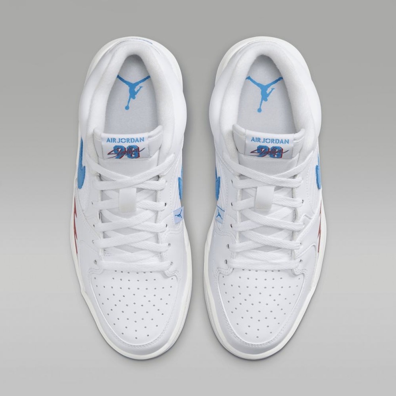 Nike Jordan Stadium 90 Schoenen Dames Wit Blauw Nederland | 182047-YBX
