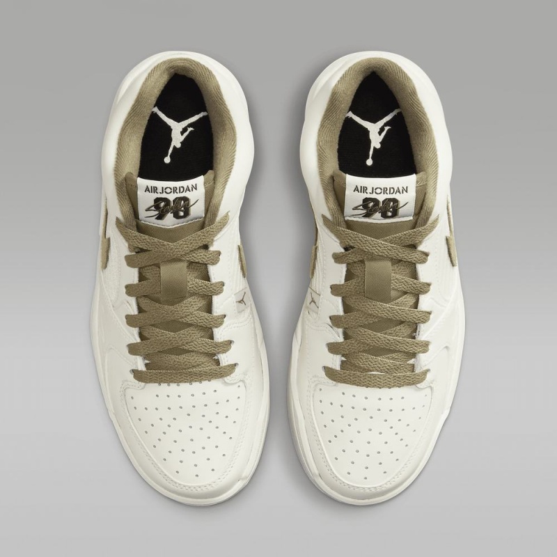 Nike Jordan Stadium 90 Schoenen Dames Wit Olijfgroen Nederland | 314709-OIC