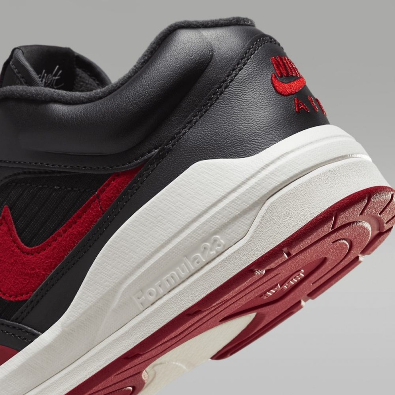 Nike Jordan Stadium 90 Schoenen Dames Zwart Wit Rood Nederland | 462197-YNQ