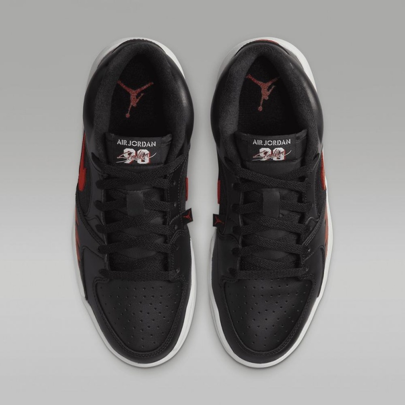 Nike Jordan Stadium 90 Schoenen Dames Zwart Wit Rood Nederland | 462197-YNQ
