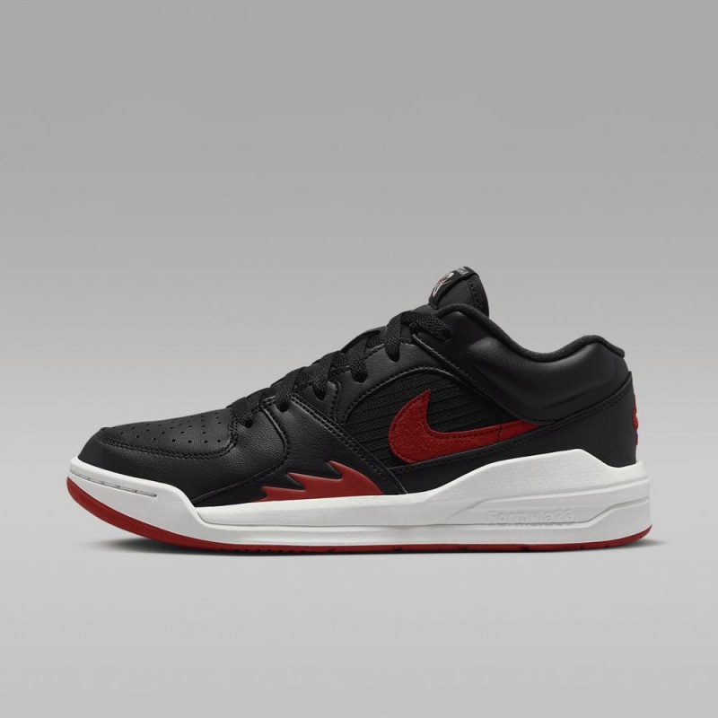 Nike Jordan Stadium 90 Schoenen Dames Zwart Wit Rood Nederland | 462197-YNQ