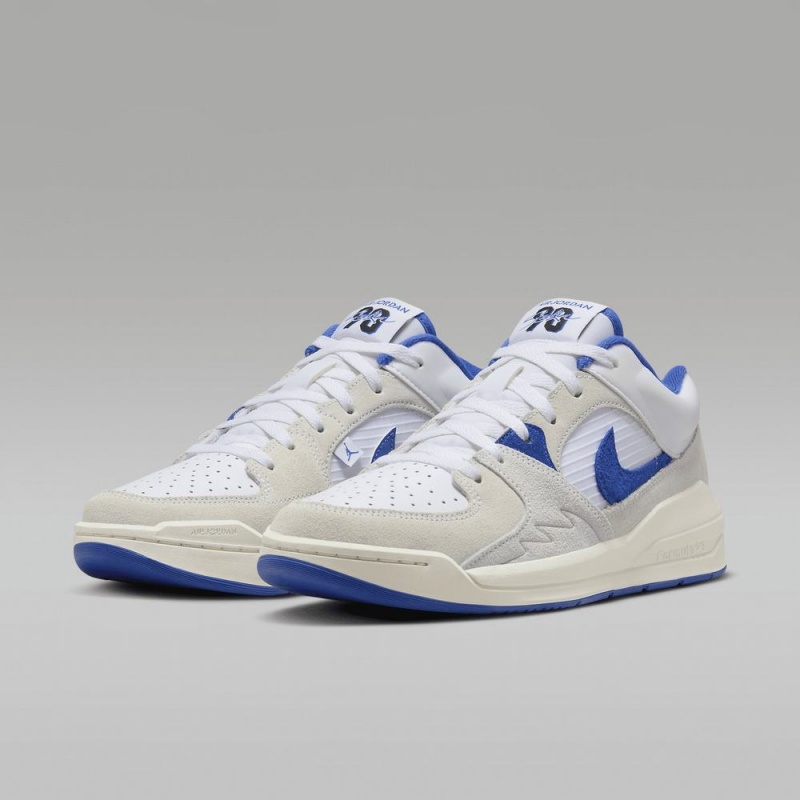 Nike Jordan Stadium 90 Schoenen Heren Grijs Wit Blauw Nederland | 914508-REN