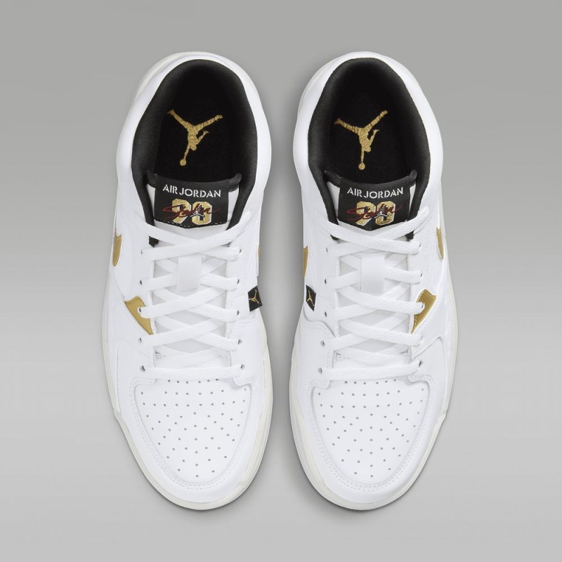 Nike Jordan Stadium 90 Schoenen Heren Wit Zwart Metal Goud Nederland | 436759-RHA