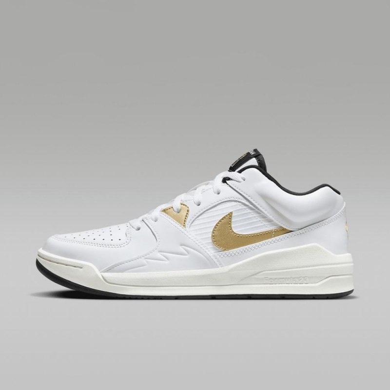 Nike Jordan Stadium 90 Schoenen Heren Wit Zwart Metal Goud Nederland | 436759-RHA