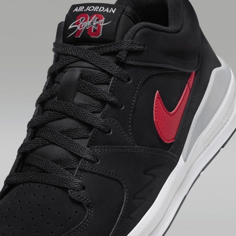 Nike Jordan Stadium 90 Schoenen Heren Zwart Rood Nederland | 582107-DLY