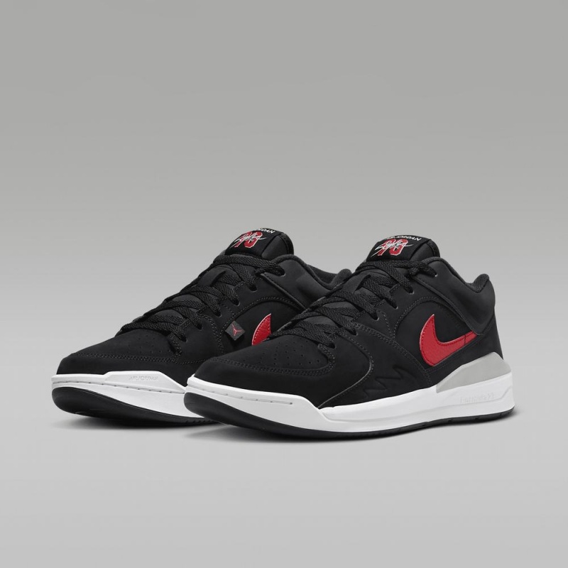 Nike Jordan Stadium 90 Schoenen Heren Zwart Rood Nederland | 582107-DLY