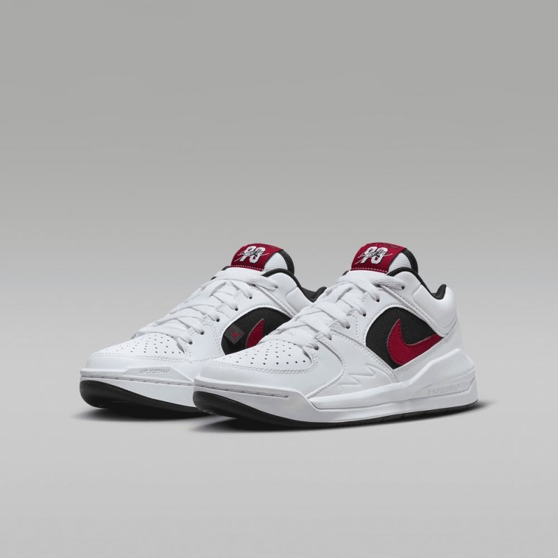 Nike Jordan Stadium 90 Schoenen Kinderen Wit Fuchsie Zwart Nederland | 086374-DSE