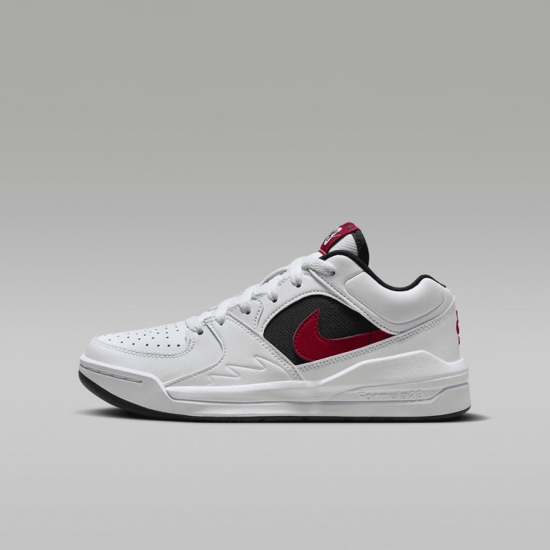 Nike Jordan Stadium 90 Schoenen Kinderen Wit Fuchsie Zwart Nederland | 086374-DSE