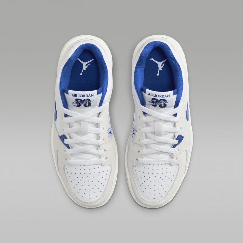 Nike Jordan Stadium 90 Schoenen Kinderen Wit Blauw Nederland | 271830-QUD