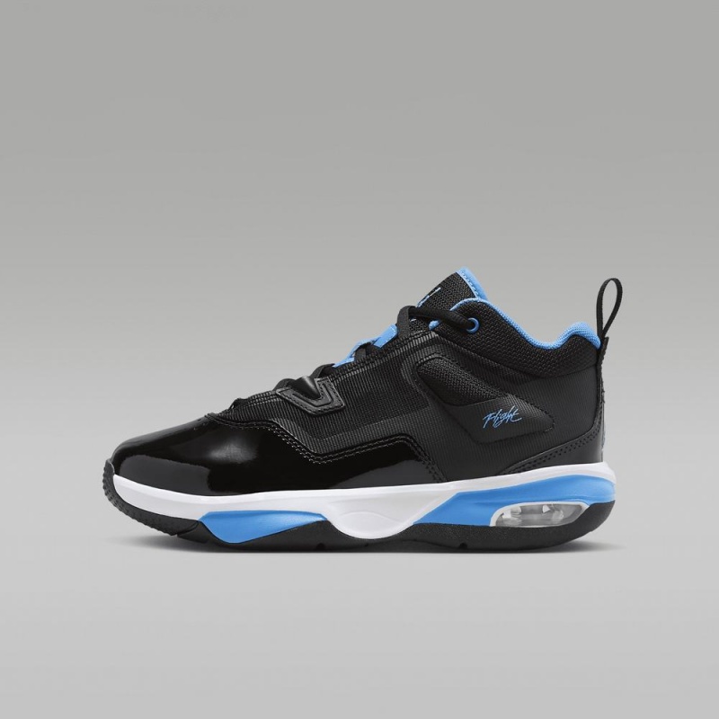 Nike Jordan Stay Loyal 3 Schoenen Kinderen Zwart Wit Blauw Nederland | 891703-SAW