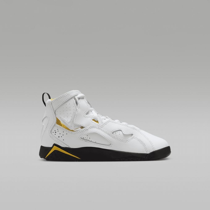 Nike Jordan True Flight Schoenen Kinderen Wit Zwart Geel Nederland | 513842-WRC