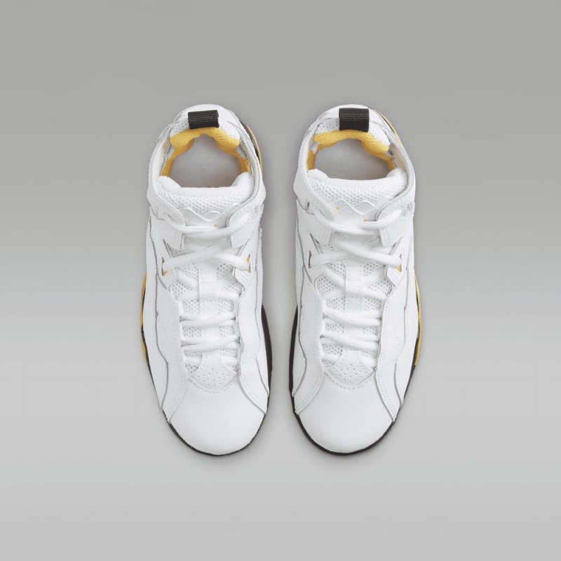 Nike Jordan True Flight Schoenen Kinderen Wit Zwart Geel Nederland | 513842-WRC