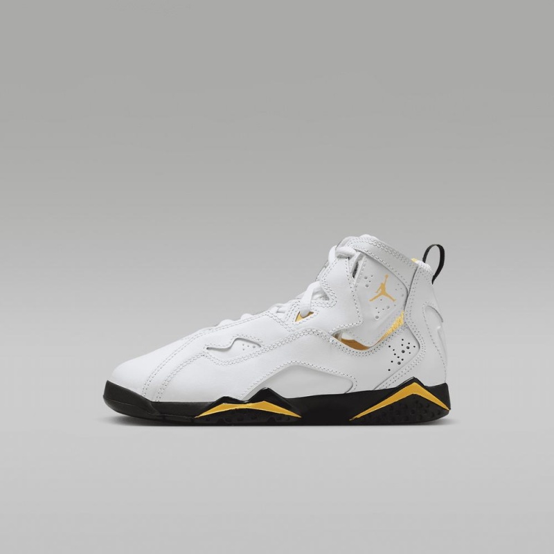 Nike Jordan True Flight Schoenen Kinderen Wit Zwart Geel Nederland | 513842-WRC