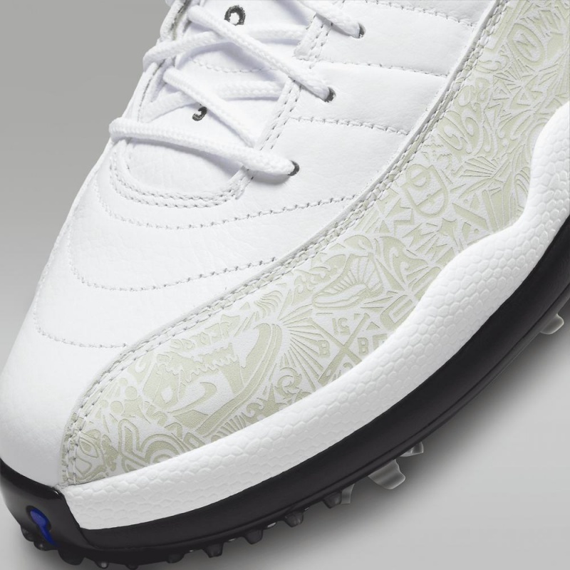 Nike Jordan XII G Schoenen Heren Wit Koningsblauw Zwart Nederland | 207159-EHO