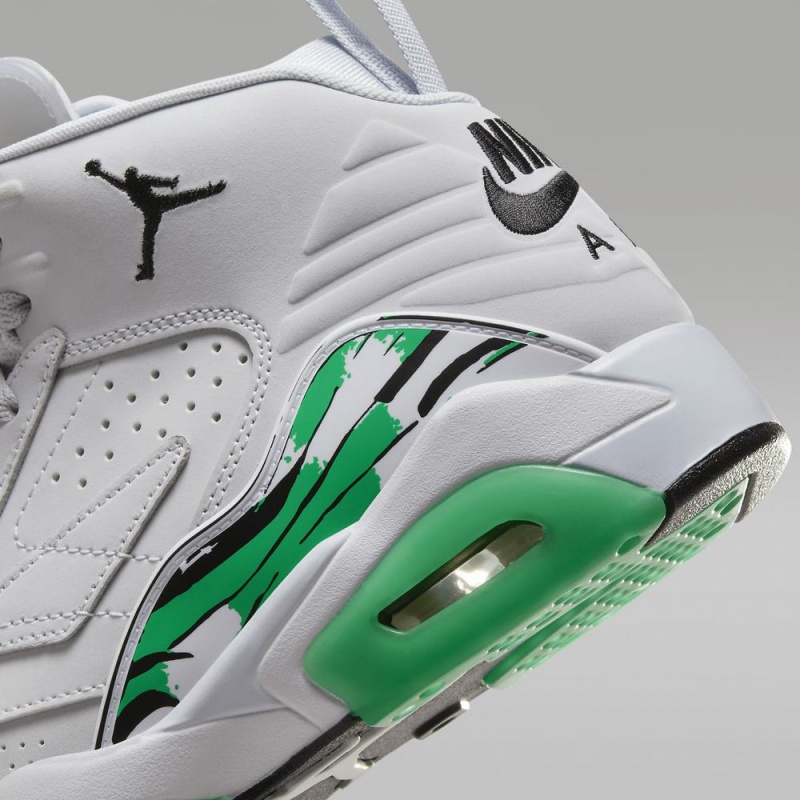 Nike Jumpman MVP Schoenen Dames Grijs Groen Nederland | 754620-BNS
