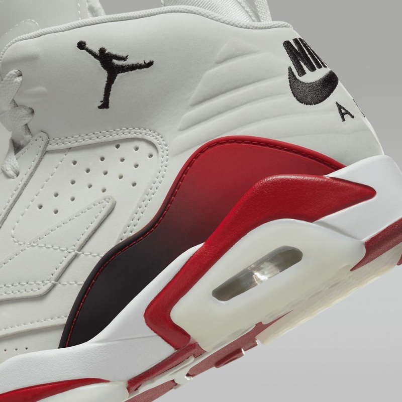 Nike Jumpman MVP Schoenen Dames Wit Rood Zwart Nederland | 578921-JSP