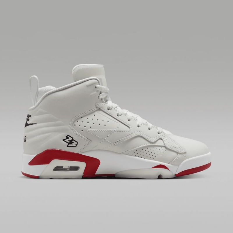 Nike Jumpman MVP Schoenen Dames Wit Rood Zwart Nederland | 578921-JSP