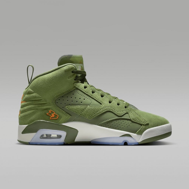 Nike Jumpman MVP Schoenen Heren Blauw Lichtolijfgroen Zwart Nederland | 261743-ZWH