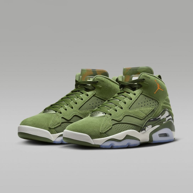 Nike Jumpman MVP Schoenen Heren Blauw Lichtolijfgroen Zwart Nederland | 261743-ZWH