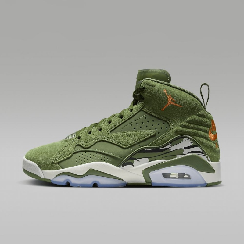 Nike Jumpman MVP Schoenen Heren Blauw Lichtolijfgroen Zwart Nederland | 261743-ZWH