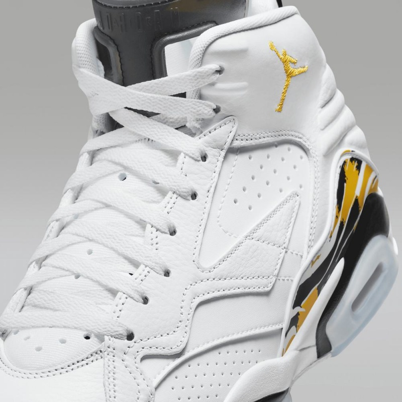 Nike Jumpman MVP Schoenen Heren Wit Zwart Geel Nederland | 815407-GCU