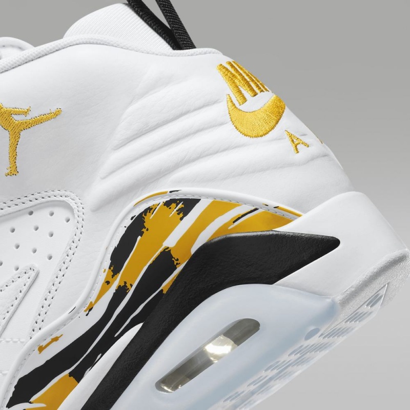 Nike Jumpman MVP Schoenen Heren Wit Zwart Geel Nederland | 815407-GCU