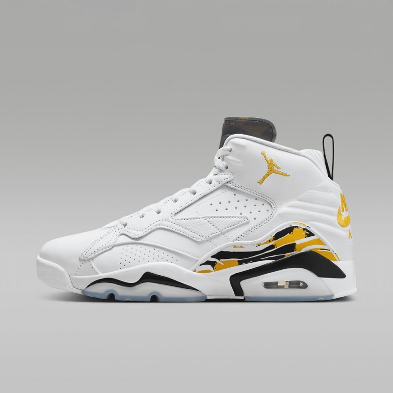 Nike Jumpman MVP Schoenen Heren Wit Zwart Geel Nederland | 815407-GCU