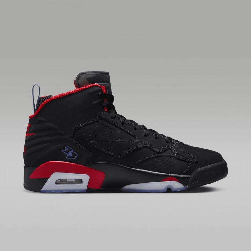 Nike Jumpman MVP Schoenen Heren Zwart Rood Donkergrijs Donker Nederland | 581276-GNJ