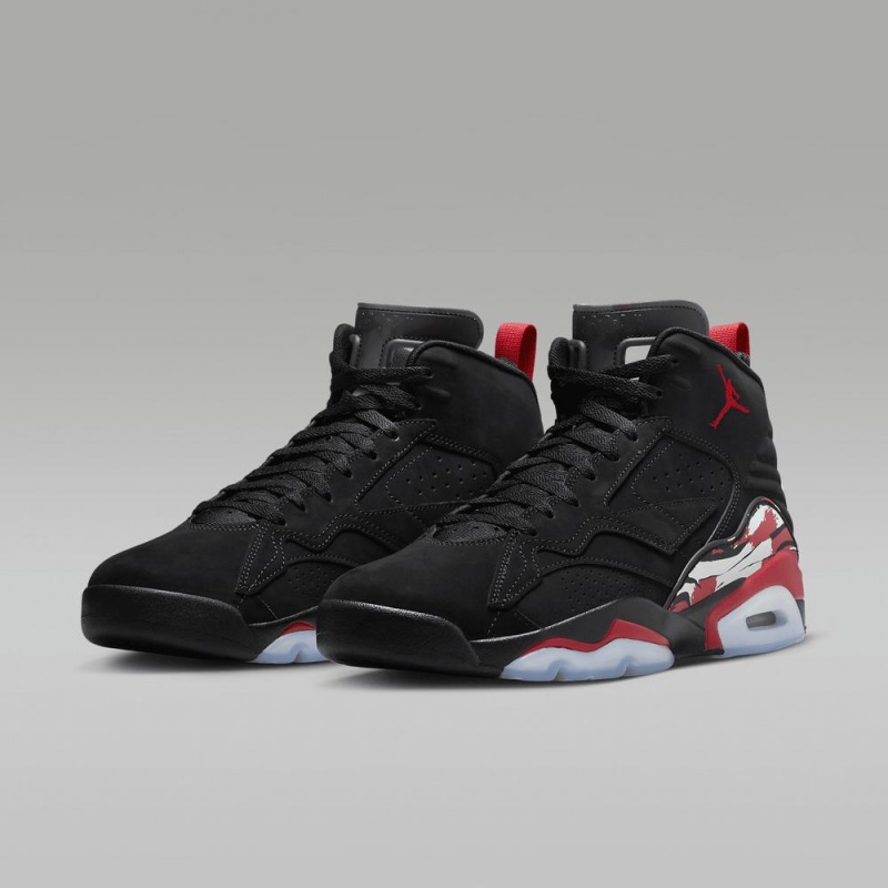 Nike Jumpman MVP Schoenen Heren Zwart Wit Rood Nederland | 652374-UGP