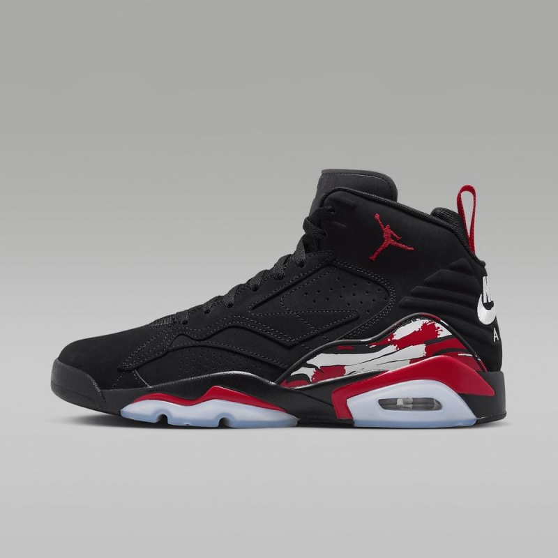 Nike Jumpman MVP Schoenen Heren Zwart Wit Rood Nederland | 652374-UGP