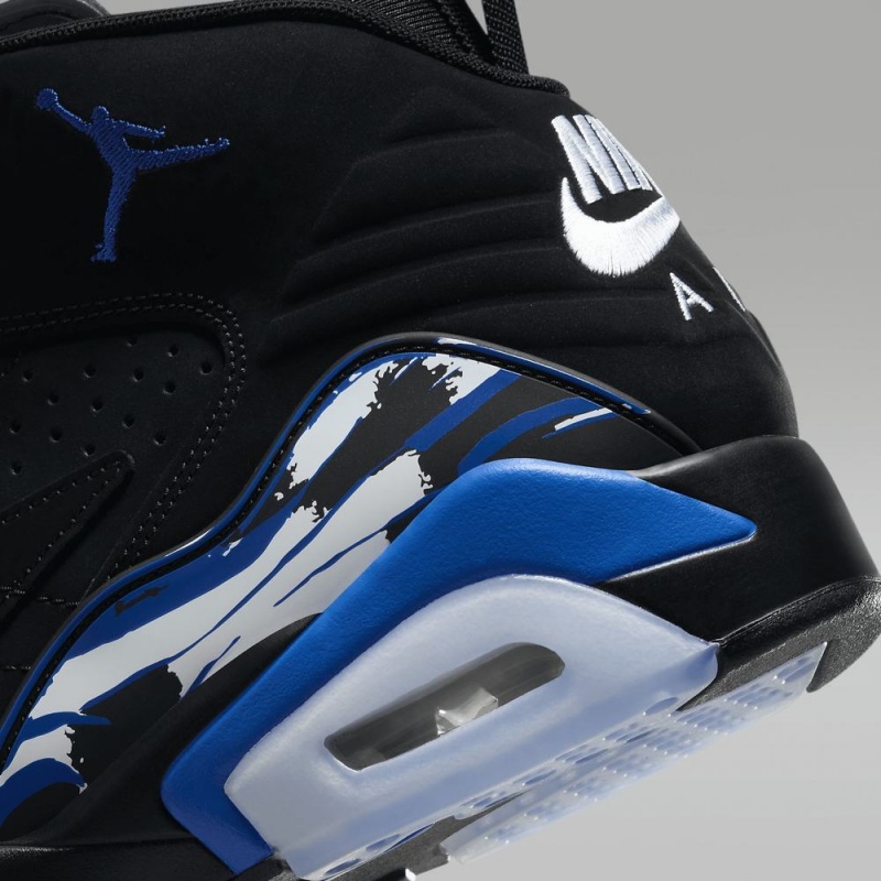 Nike Jumpman MVP Schoenen Heren Zwart Wit Koningsblauw Nederland | 428019-HKV