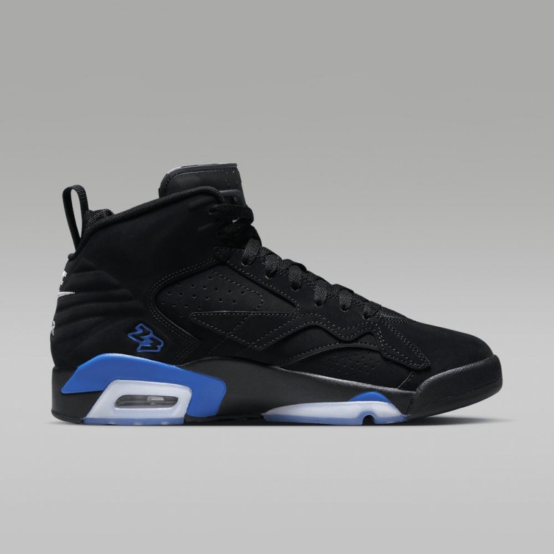 Nike Jumpman MVP Schoenen Heren Zwart Wit Koningsblauw Nederland | 428019-HKV
