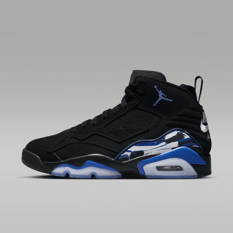 Nike Jumpman MVP Schoenen Heren Zwart Wit Koningsblauw Nederland | 428019-HKV