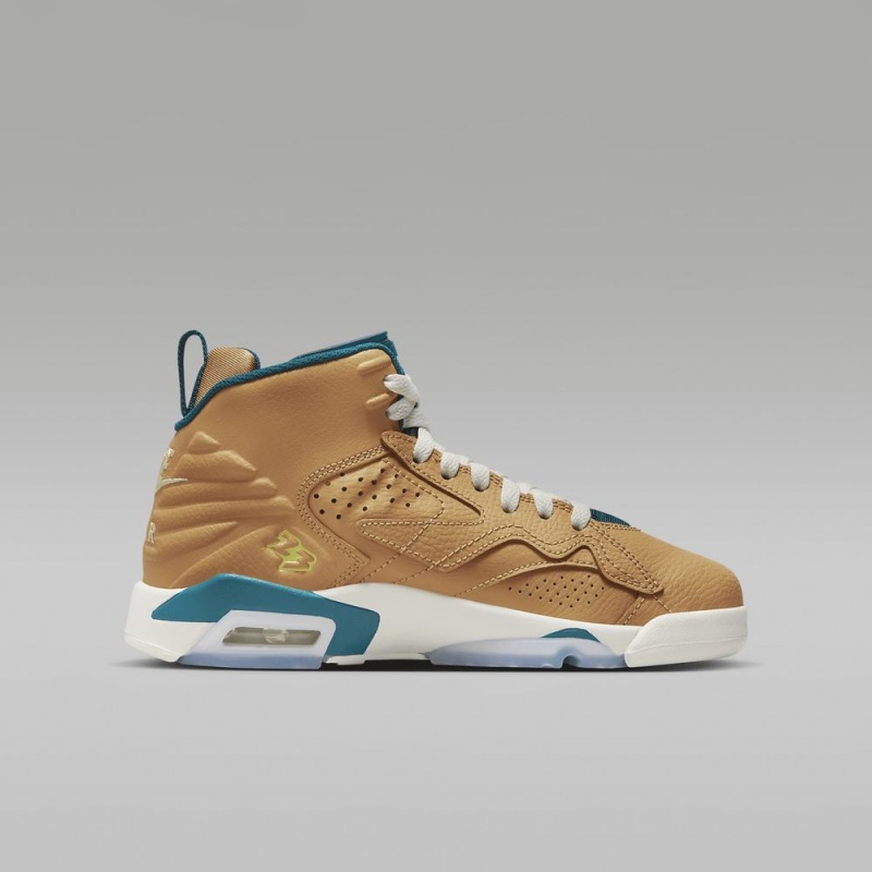 Nike Jumpman MVP Schoenen Kinderen Khaki Nederland | 703891-VTO