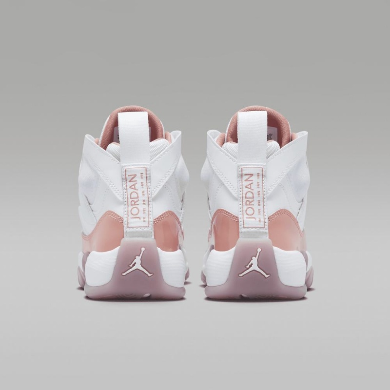 Nike Jumpman Two Trey Schoenen Dames Roze Wit Nederland | 298154-MVD