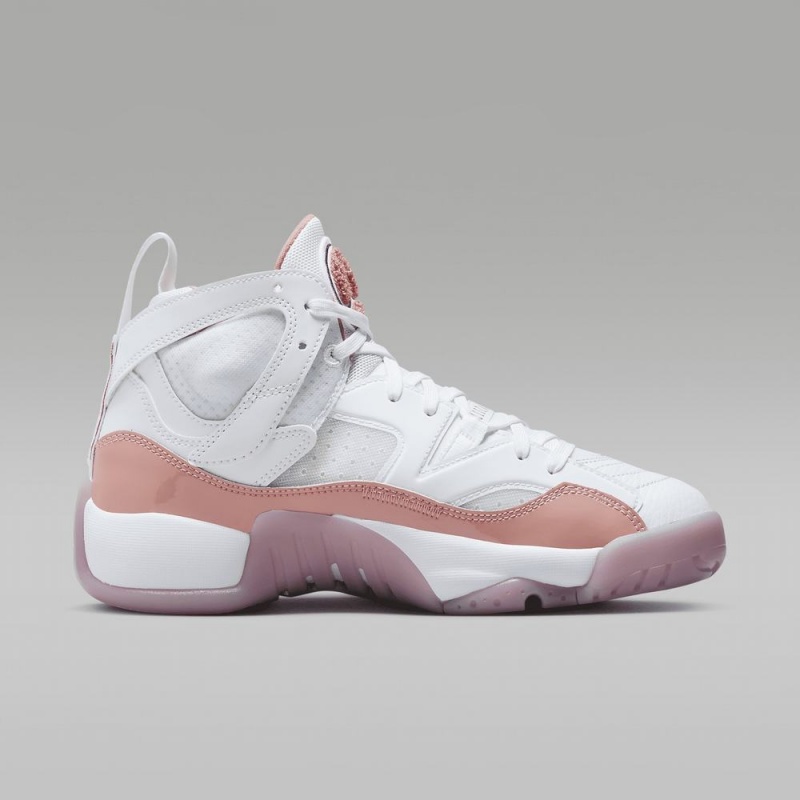 Nike Jumpman Two Trey Schoenen Dames Roze Wit Nederland | 298154-MVD